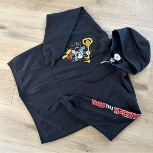 Walt Disney World “Unlock The Fun” 2019 Black Full Zip Hoodie XL